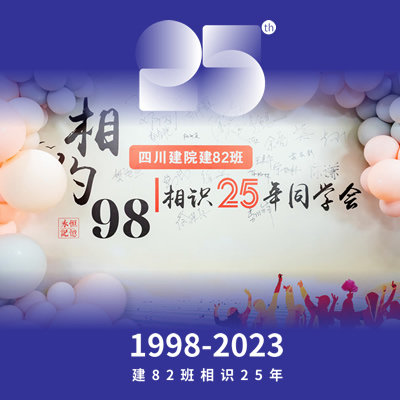 25周年同学会之签名墙